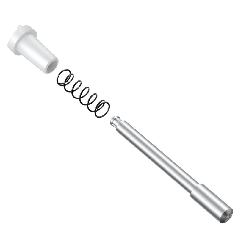 Ceoighe 25 Pack Window Screen Plunger Latches with White Caps, 5/32"" X 1-1/2"", Aluminum Window Screen Plunger Pins, Secure Window Screens in Place - Image 1